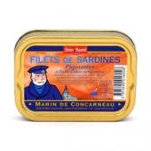 Filets de sardines piquantes à l'huile d'olive vierge extra