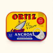 Filets d'anchois à l'huile d'olive 