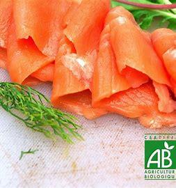 Saumon Irlande Bio Fumé Confit à Froid, Nature