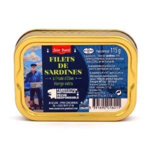 Filets de sardines à l'huile d'olive vierge extra