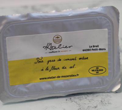 Foie gras entier  Canard mi-cuit, fleur de Sel et Coteau du Layon 330g