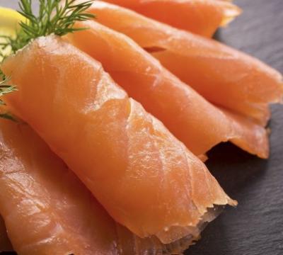 Truite de Mer d'Ecosse ou Norvège, Confit  à Froid, Fumée